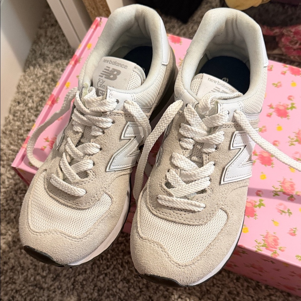 New Balance Women's Off-White Sneakers